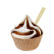 Sundae Koffie,Soft Ice Corner,Angelo,Good Choice;Klein 2,85 - Groot 3,35